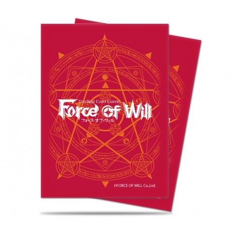Protège-cartes illustré ultra pro standard force of will rouge