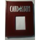 Portfolio window card way collector album bordeau - 4 cases