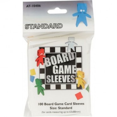 Board Game Sleeves 100 pochettes Standard 63 x 88 mm