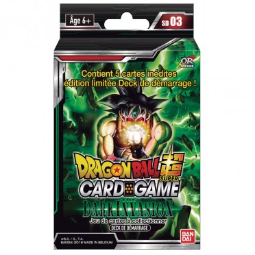  Starter Dragon Ball Super Card Game SD03 - Dark Invasion 05/07/18