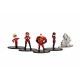 Figurine Disney pack 5 figurines Diecast Nano Metalfigs Incredibles 2 à 4 cm