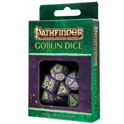 Pathfinder Dice Set - Goblin Purple & Green