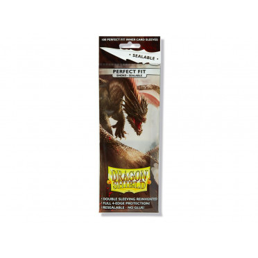 Protège-cartes Dragon Shield - 100 Standard Perfect Fit Smoke Sealable : Yarost