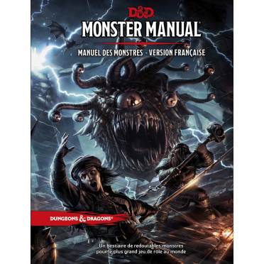 Jeux de rôle - Dungeons & Dragons 5e Éd. : Monster Manual - Manuel des Monstres - Version française de Donjon et Dragon