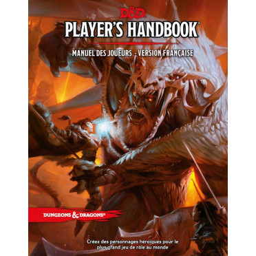 Jeux de rôle - Dungeons & Dragons 5e Éd. : Player's Handbook - Manuel des Joueurs - Version française de Donjon et Dragon