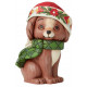 Figurine Jim Shore Chiot de Noël miniature - Mini Christmas Puppy