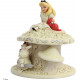 Figurine Disney Tradition White Alice au Pays des Merveilles et ses amis