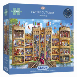 Puzzle Gibsons : Steve Crisp - Castle Cutaway - 1000 Pièces