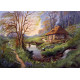 Puzzle Jumbo Falcon : Cottage in the Woods - 1000 Pièces