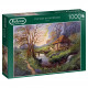 Puzzle Jumbo Falcon : Cottage in the Woods - 1000 Pièces