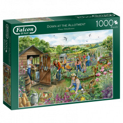 Puzzle Jumbo Falcon : Down at the Allotment - 1000 Pièces