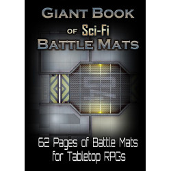 Livre plateau de jeu : Giant Book of Sci Fi Battle Mats