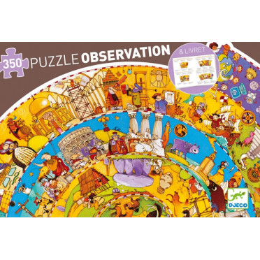 Puzzle Djeco Observation - Histoire + Livret - 350 pièces