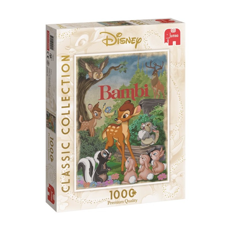 Puzzle Jumbo : Disney Classic Collection - Bambi - 1000 Pièces