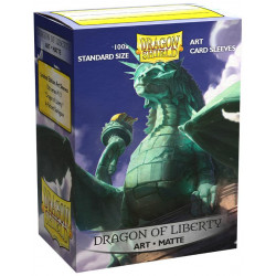 Protège-cartes Dragon Shield - 100 Standard Art Sleeves - Dragon of Liberty