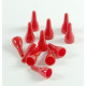 Pions Quality plastic Pawns - Rouge