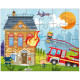 Puzzle HABA - Ma Petite Caserne de Pompiers - 3 x 24 Pièces