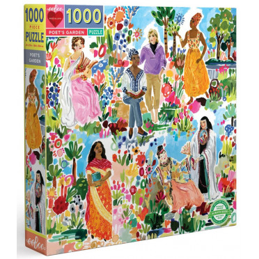 Puzzle Eeboo : Le jardin du poête - 1000 Pièces