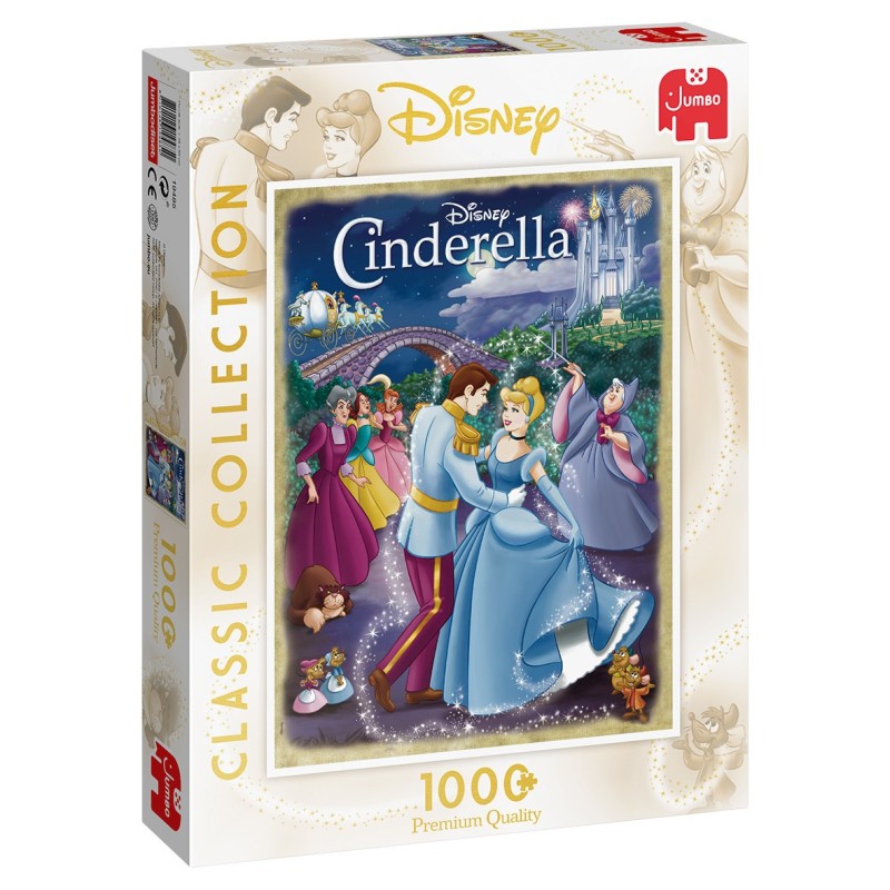 Puzzle Jumbo : Disney Classic Collection - Cendrillon - 1000 Pièces