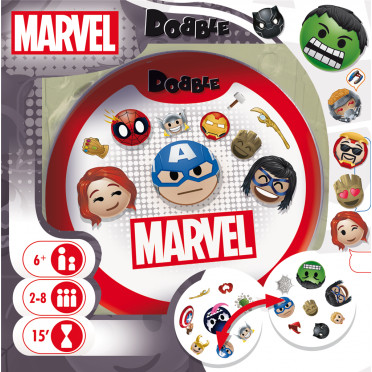 Jeux de société - Dobble Marvel Emoji