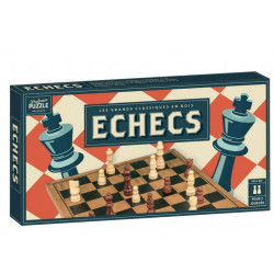 Echecs Bois Vintage