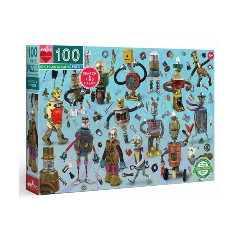 Puzzle Robots Recyclés - 100 pièces