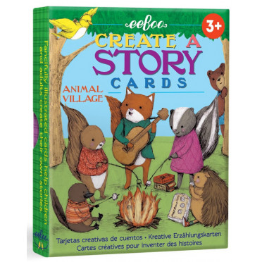 Jeux de société - Create A Story Cards - Village Animaux