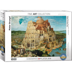 Puzzle Eurographics Fine Art Collection : La tour de Babel - 1000 Pièces