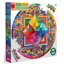 Puzzle Eeboo pièces Géantes : Beauté de la couleur - 100 Pièces