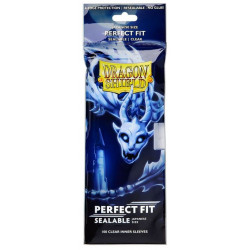 Protège-cartes Dragon Shield - 100 Japanese Perfect Fit Clear Sealable - Yama