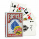 Bicycle - Cartes Courtes - Stripper Deck Standard - Rouge - Spéciales Magie