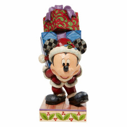 Figurine Disney Tradition Mickey avec des cadeaux - Mickey with Present