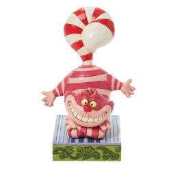 Figurine Disney Tradition le Chat Cheshire Candy - Christmas Cheshire Cat