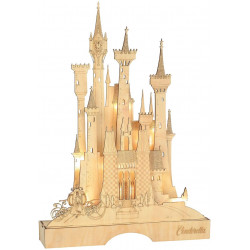 Figurine Disney Château illuminé de Cendrillon - Cinderella Illuminated Castle