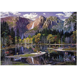 Micro Puzzle : Yosemite Fall - 40 Pièces