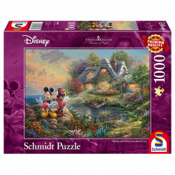 Puzzle Schmidt : Mickey & Minnie Sweetheart Cove - 1000 Pièces