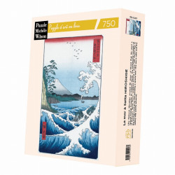 Puzzle Michèle Wilson : Hiroshige - La mer à Satta - 750 Pièces