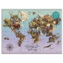Puzzle Galison : Map of Endangered Species - 1500 pièces
