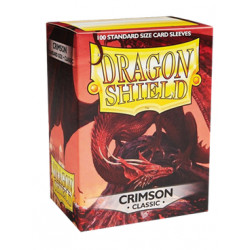 Protège-cartes Dragon Shield - 100 Standard Sleeves Classic Crimson - Arteris