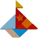 Jeux d'éveil - Jeu d’assemblage Tangram-Mix multicolore