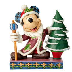 Figurine Disney Tradition Mickey en Père-Noël - Mickey Mouse Father Christmas Figurine