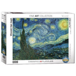 Puzzle Eurographics : Van Gogh : Nuit Etoilée - 1000 Pièces