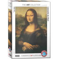 Puzzle Eurographics : Léonardo da Vinci - Mona Lisa la Joconde - 1000 Pièces