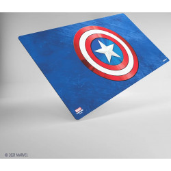 Tapis de jeu de carte Gamegenic - Marvel Champions Game Mat : Captain America