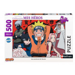 Puzzle Nathan : Collection Mes Héros : Les aventures de Naruto - 500 pièces