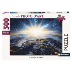 Puzzle Nathan : Collection Photo d'Art : La Terre vue de l'Espace - 500 pièces