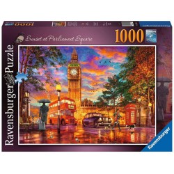 Puzzle Ravensburger : Sunset at Parliament Square London - 1000 Pièces