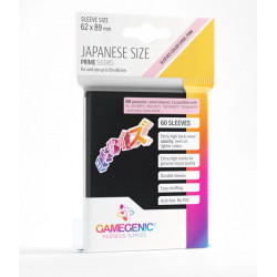 Protège-cartes Gamegenic - 60 Japanese Prime Sleeves - Noir