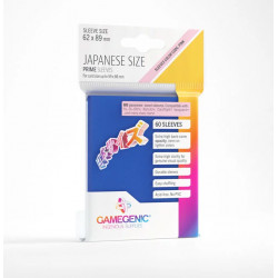 Protège-cartes Gamegenic - 60 Japanese Prime Sleeves - Bleu
