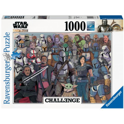 Puzzle Challenge Ravensburger - Star Wars - Baby Yoda - 1000 Pièces